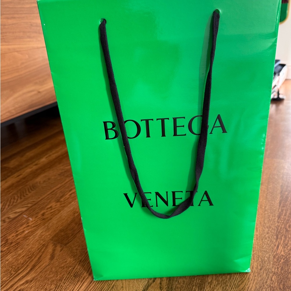 Bottega Veneta Green shopping bag Tote